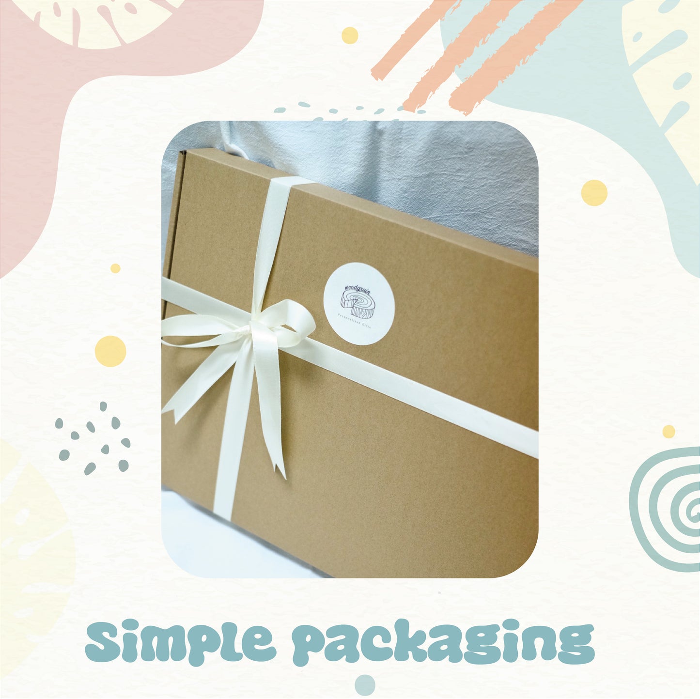 【客製化】木方碟餐具套裝 - 結婚禮物/生日禮物/週年禮物/入伙禮物/移民禮物