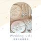 【客製化】木圓碟餐具套裝 - 結婚禮物/生日禮物/週年禮物/入伙禮物/移民禮物